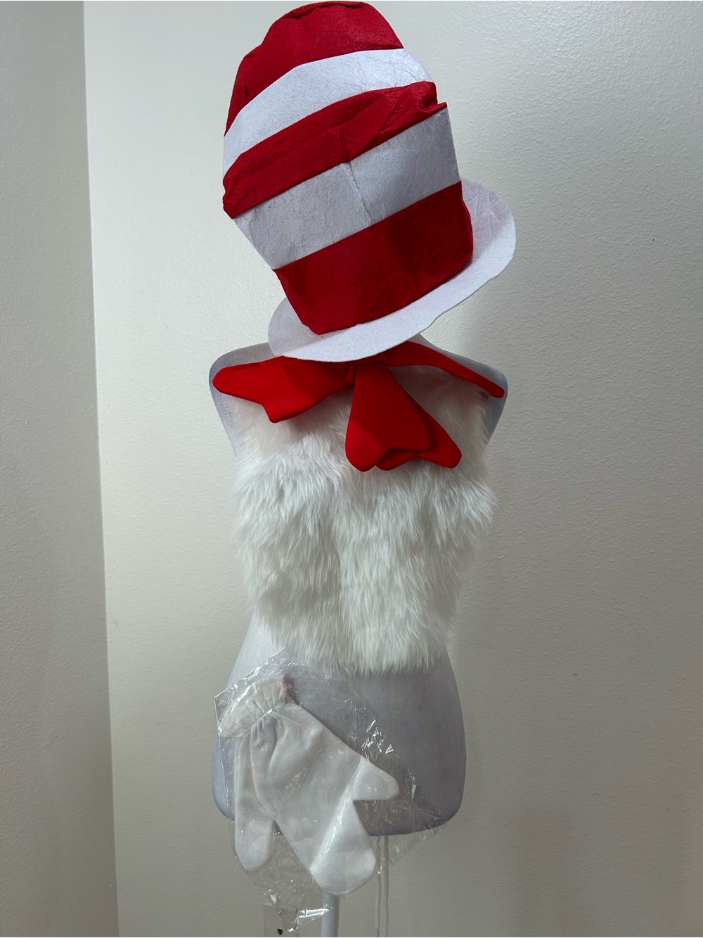 Cat in the Hat Dr. Seuss Inspired Halloween Costume Set, One Size